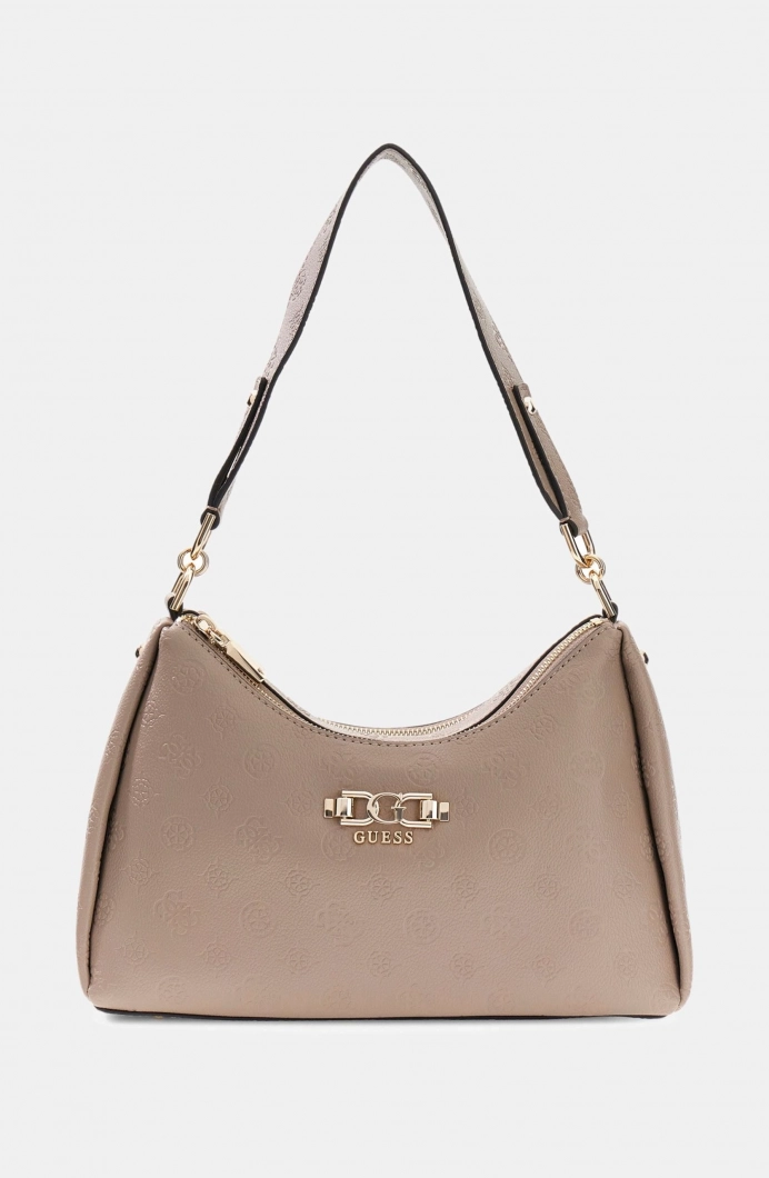 Guess Anise Çift Fermuarlı Kadın Siyah Omuz Çantası HWPD9916180-DKO