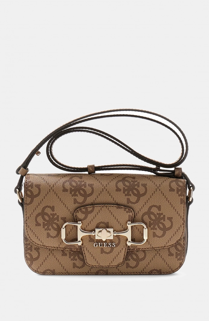 Guess Janie Logolu Dönüştürülebilir Kapaklı Kadın Kahverengi El Çantası HWOS9924210-LTL