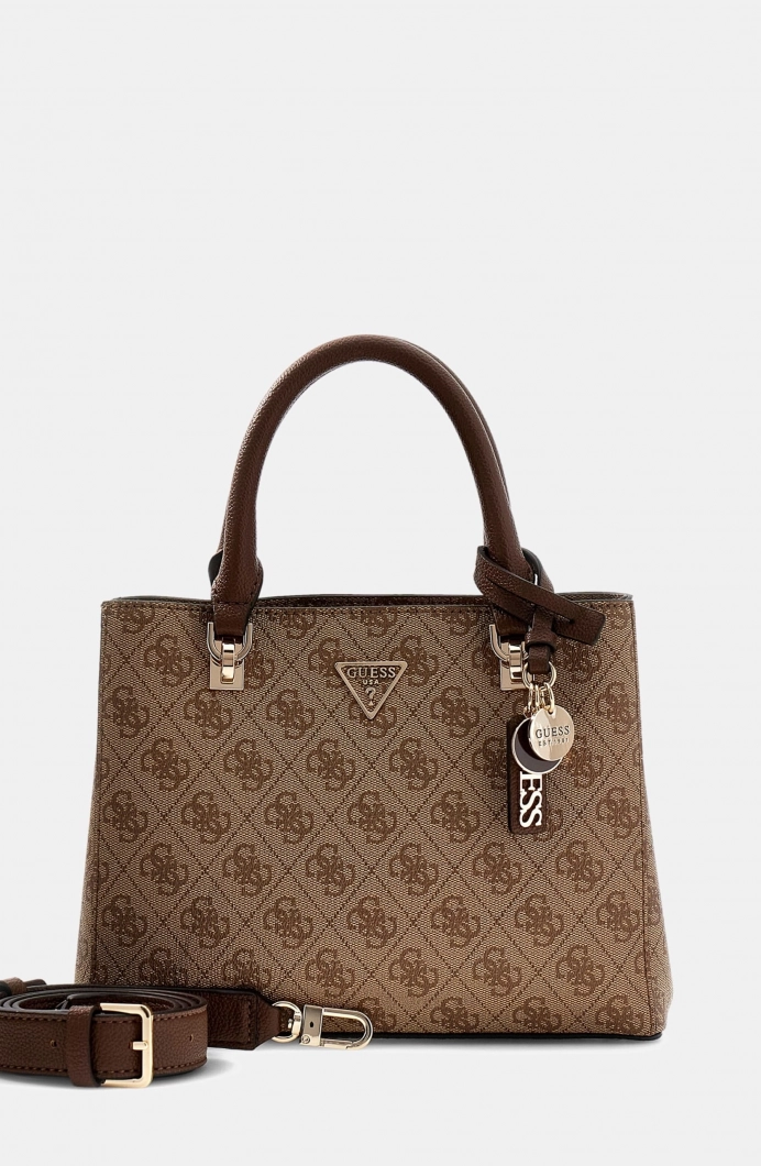 Guess Noelle II Küçük Çok Fonksiyonlu Kadın Kahverengi El Çantası HWBG9672050-LGW