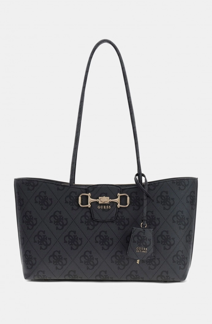 Guess Janie Logolu Girlfriend Kadın Antrasit Omuz Çantası HWOS9924230-CLO