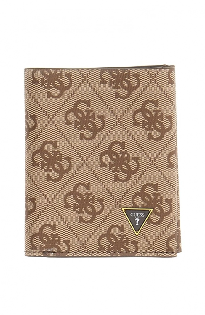 Guess Milano Kartlıklı Cüzdan Erkek Bej Kartlık SMMALOLEA49-BBO