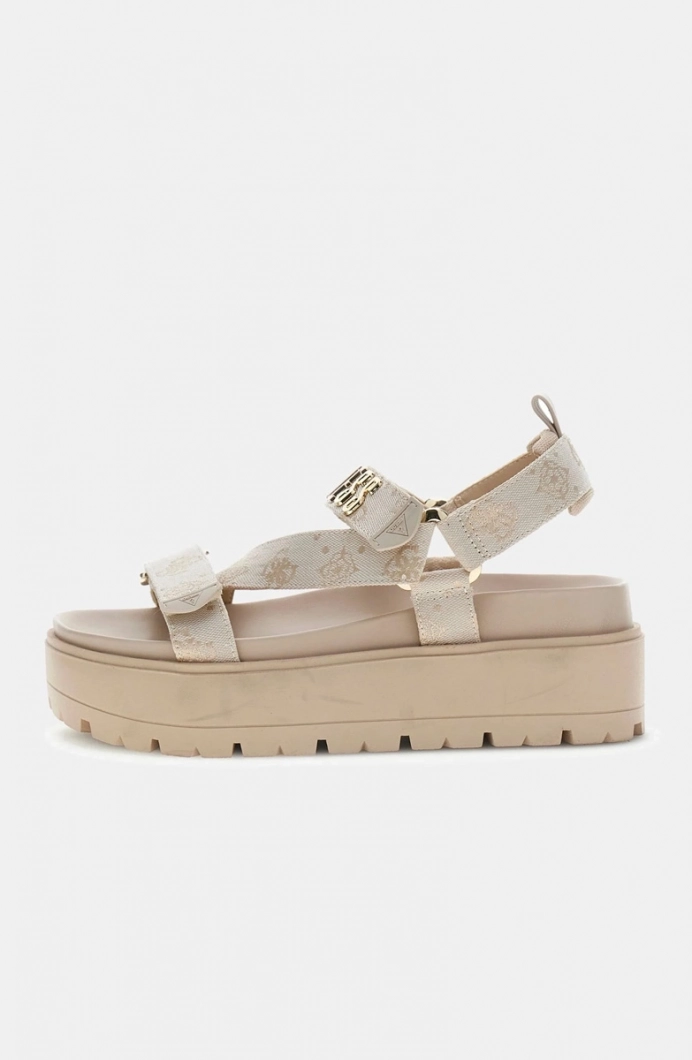 Guess Fetta Kadın Krem Sandalet FLJFTTFAL03-CREAM