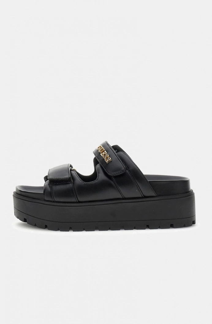 Guess Faxon Kadın Siyah Terlik FLJFAXELE03-BLACK