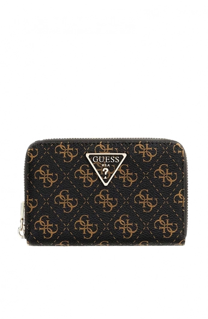 Guess Laurel II Orta Boy Fermuarlı Kadın Kahverengi Cüzdan SWQL7459140-BNL