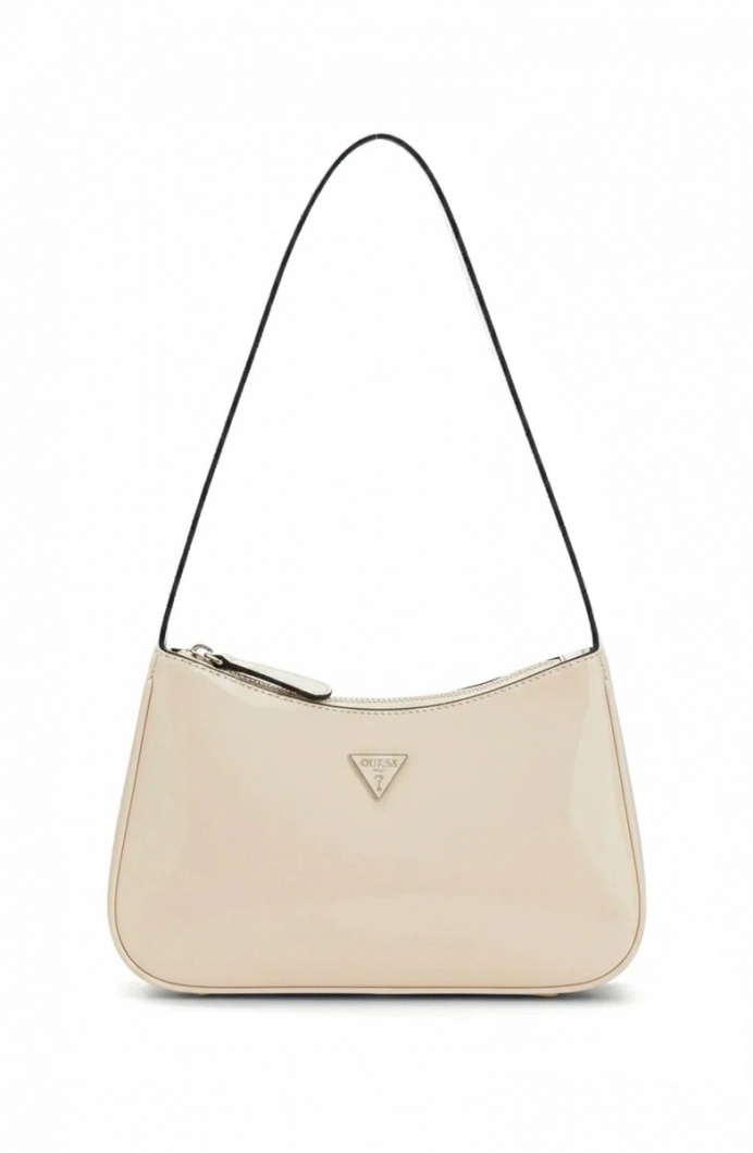 Guess Arnela II Üstten Fermuarlı  Kadın Ekru Omuz Çantası HWNY9723170-BON