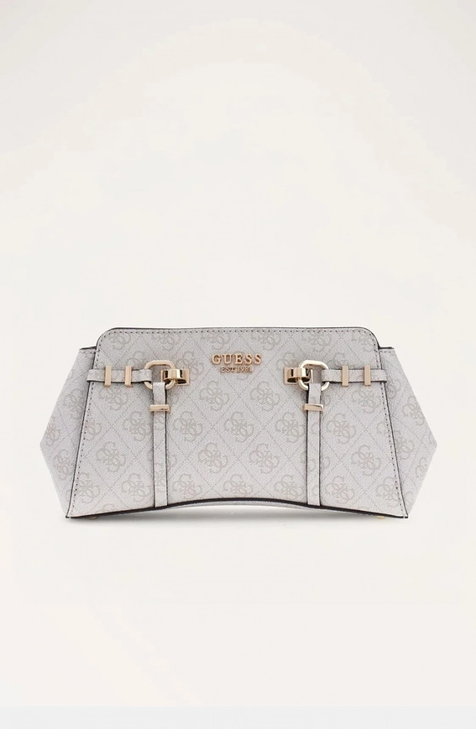 Guess Leona Logolu Girlfriend Askılı Kadın Krem Çapraz Çanta HWSG9917120-BNN
