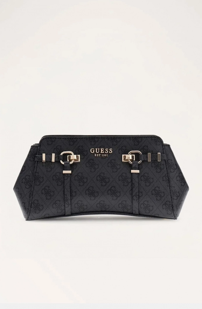 Guess Leona Logolu Girlfriend  Kadın Antrasit Çapraz Çanta HWSG9917120-CLO