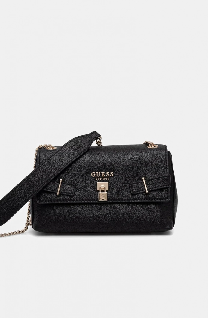 Guess Yesba Dönüştürülebilir  Askılı Kadın Siyah Çapraz Çanta HWBG7833210-BLA