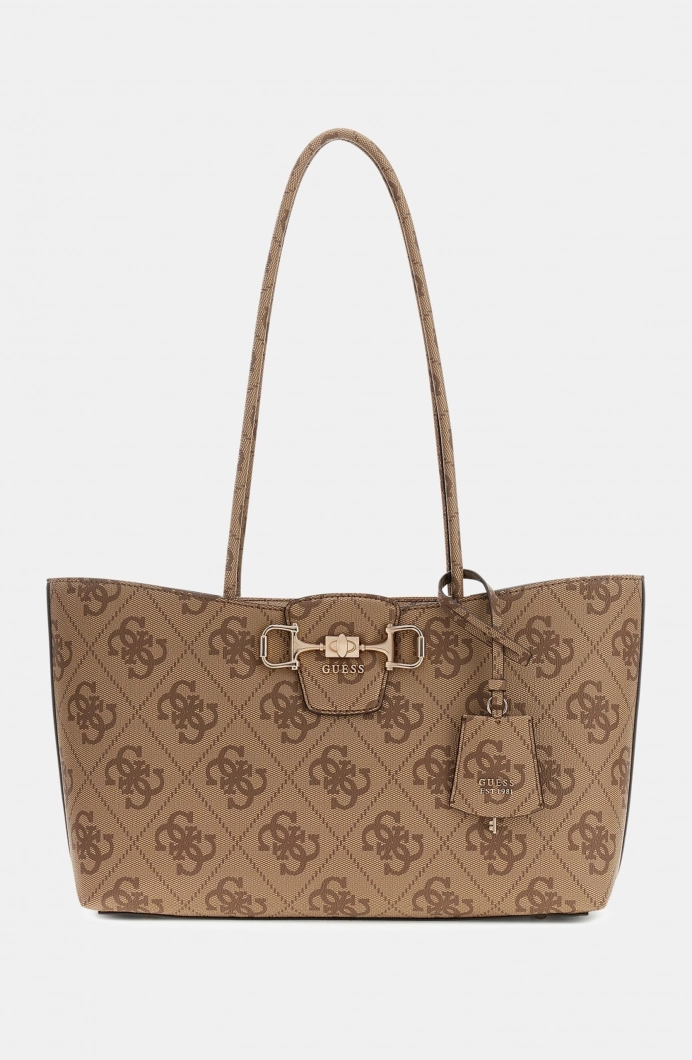 Guess Janie Logolu Girlfriend Kadın Kahverengi Omuz Çantası HWOS9924230-LTL