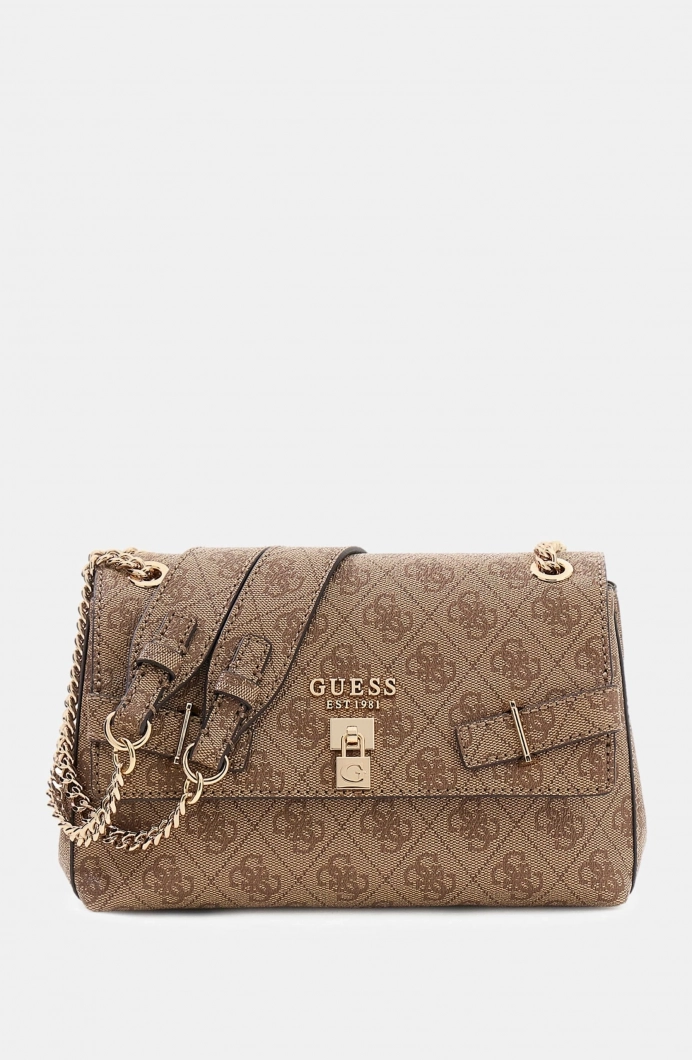 Guess Yesba Dönüştürülebilir Kapaklı Kadın Kahverengi Omuz Çantası HWSG7833210-LTL
