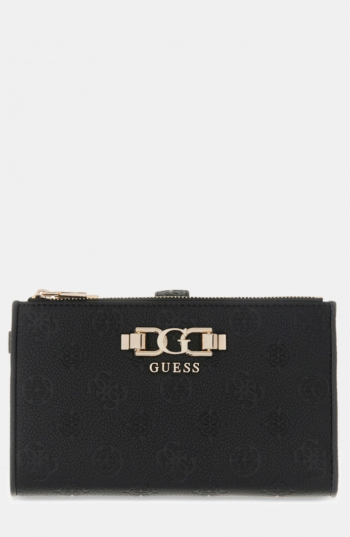 Guess Anise Çift Fermuarlı Organizer Kadın Siyah Cüzdan SWPD9916157-BLO