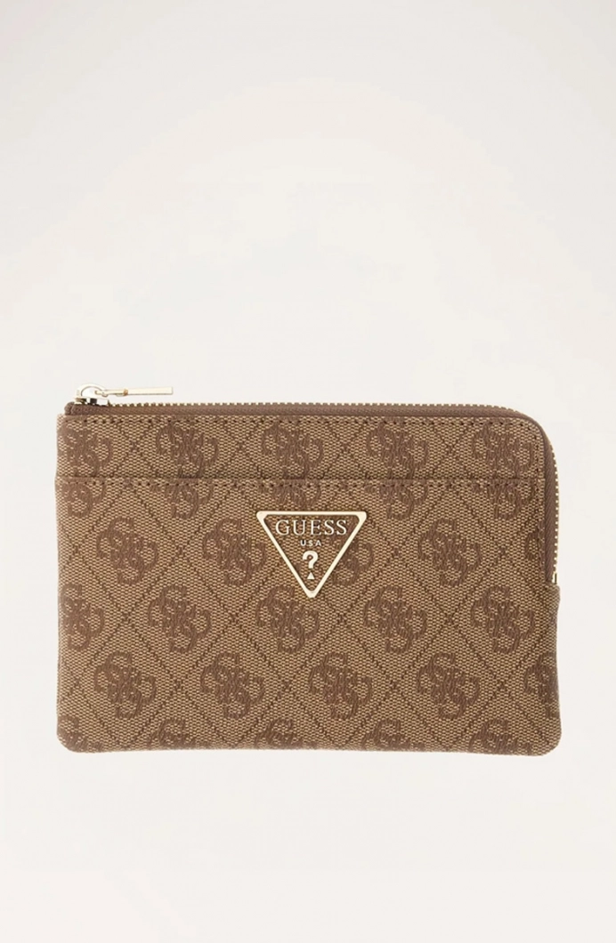 Guess Laurel II Anahtarlıklı Cüzdan Kadın Kahverengi Cüzdan SWSG7459148-LTL