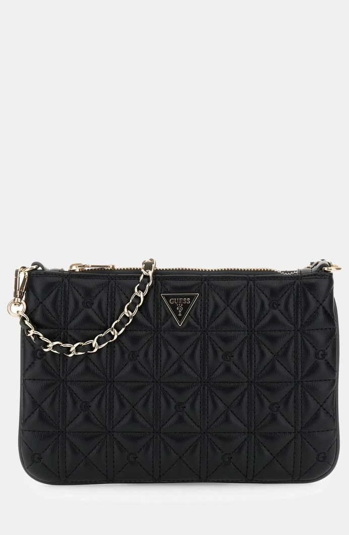 Guess Düz Tasarım Kadın Siyah Clutch PW7568P6274-BLA