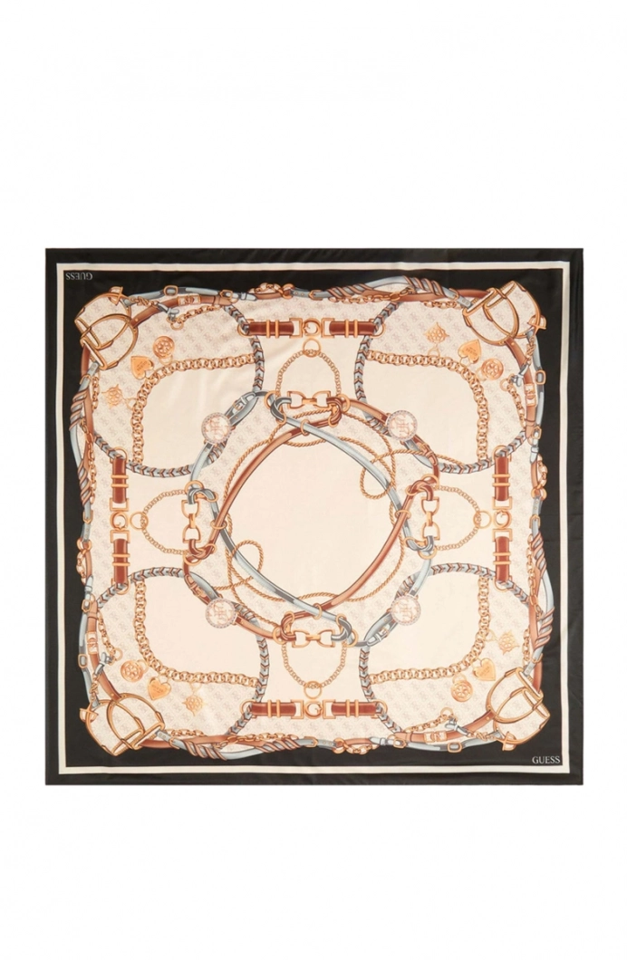 Guess Kefiah 120x120 Kadın  Eşarp AW5444POL01-BLA