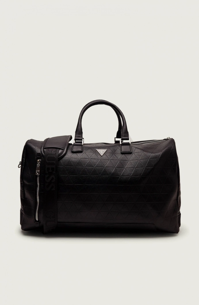 Guess Lüks Kadın Seyahat Çantası Erkek Siyah Valiz TMTOTEP6134-BLA