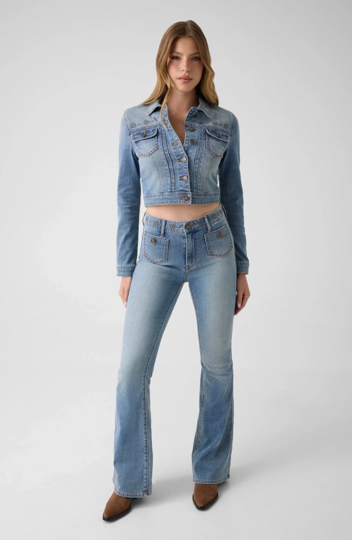 Azure Kadın Denim Ceket