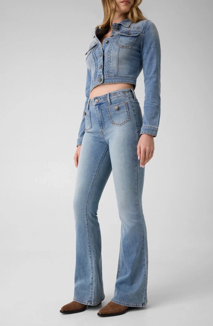 Belle Kadın Flare Fit Jean
