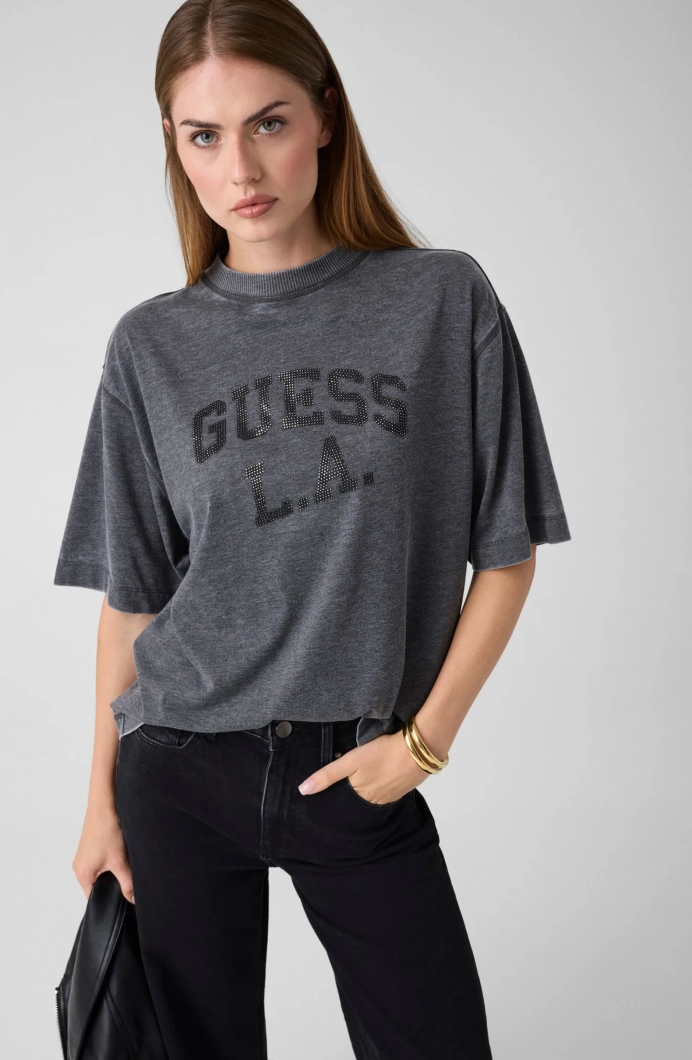Burnout Kadın Oversize Fit T-Shirt