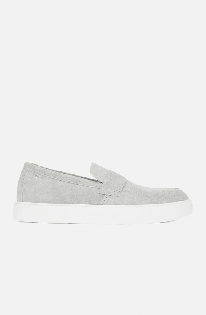 Calvin Klein MOCCASIN SUE UNLINED Erkek  Loafer HM0HM01819-ADB