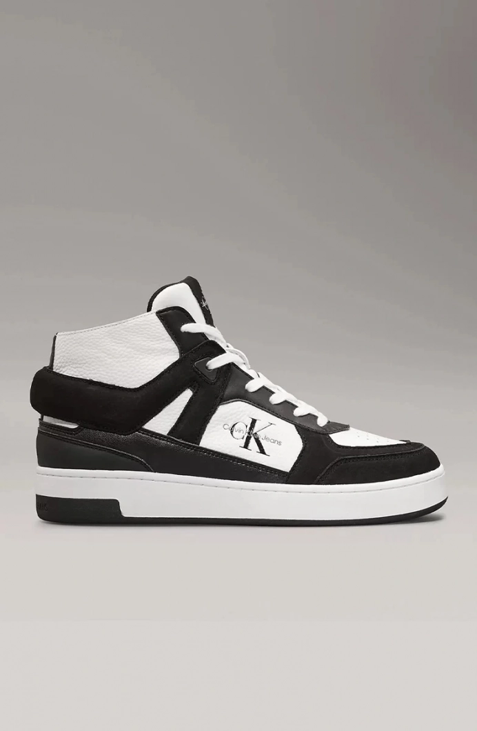 Calvin Klein BASKET CUPSOLE MID ML MIX Kadın Siyah Sneaker YW0YW01578-0GM