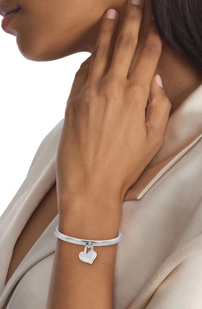 Calvin Klein CKJ35000598 Kadın Metalik Gri Bileklik CKJ35000598