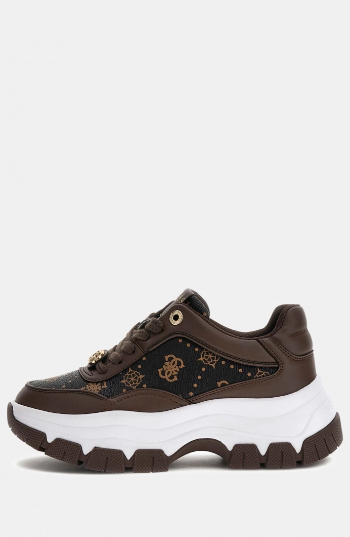 Guess Berrett2 Kadın Kahverengi Sneaker FLFBRTPEL12-BROWN