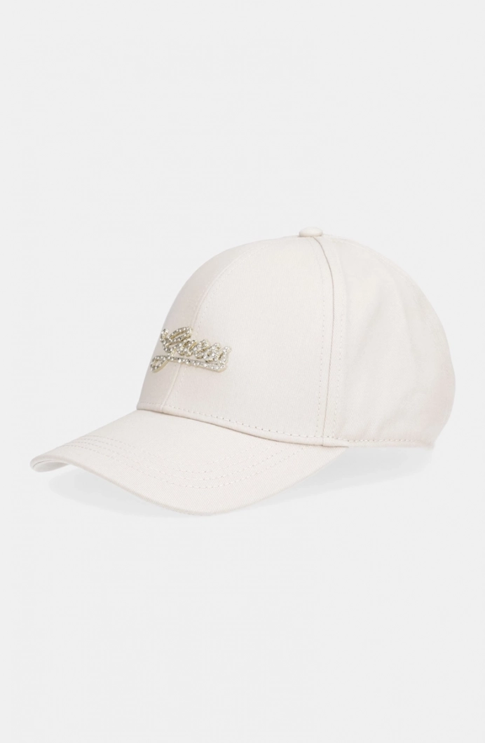 Guess Beyzbol Kadın Bej Şapka AW5475COT01-LTA