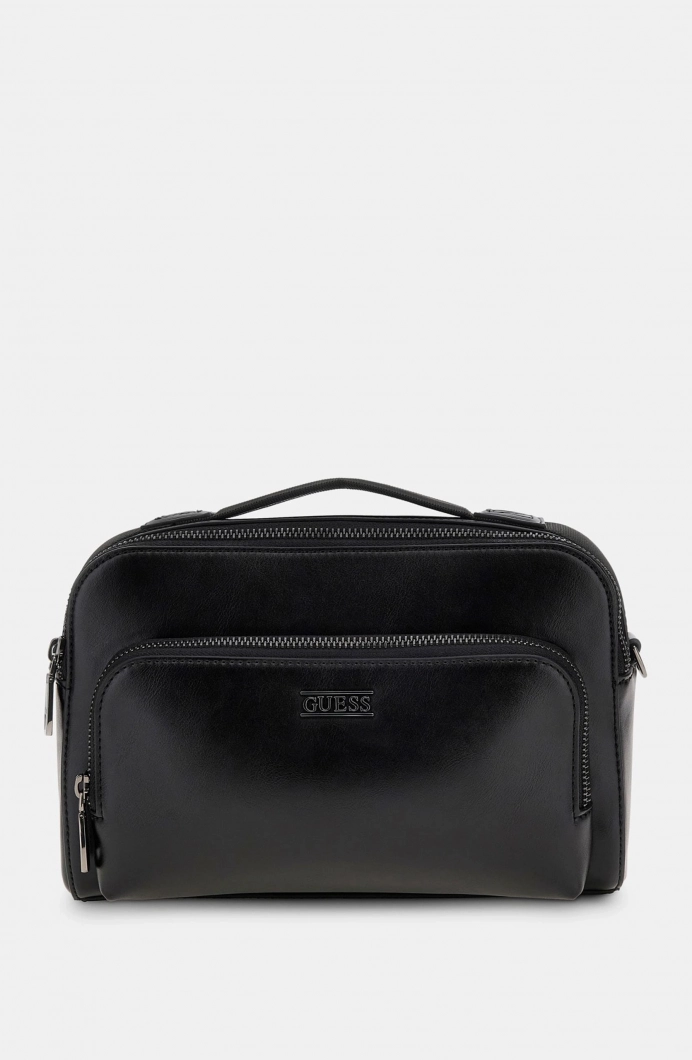 Guess Boston Erkek Siyah Çapraz Askılı Çanta HMBOCAP5439-BLA