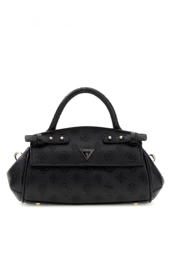 Guess Diana Küçük Üstten Saplı Kapaklı Kadın Siyah El Çantası HWPD9727760-BLO