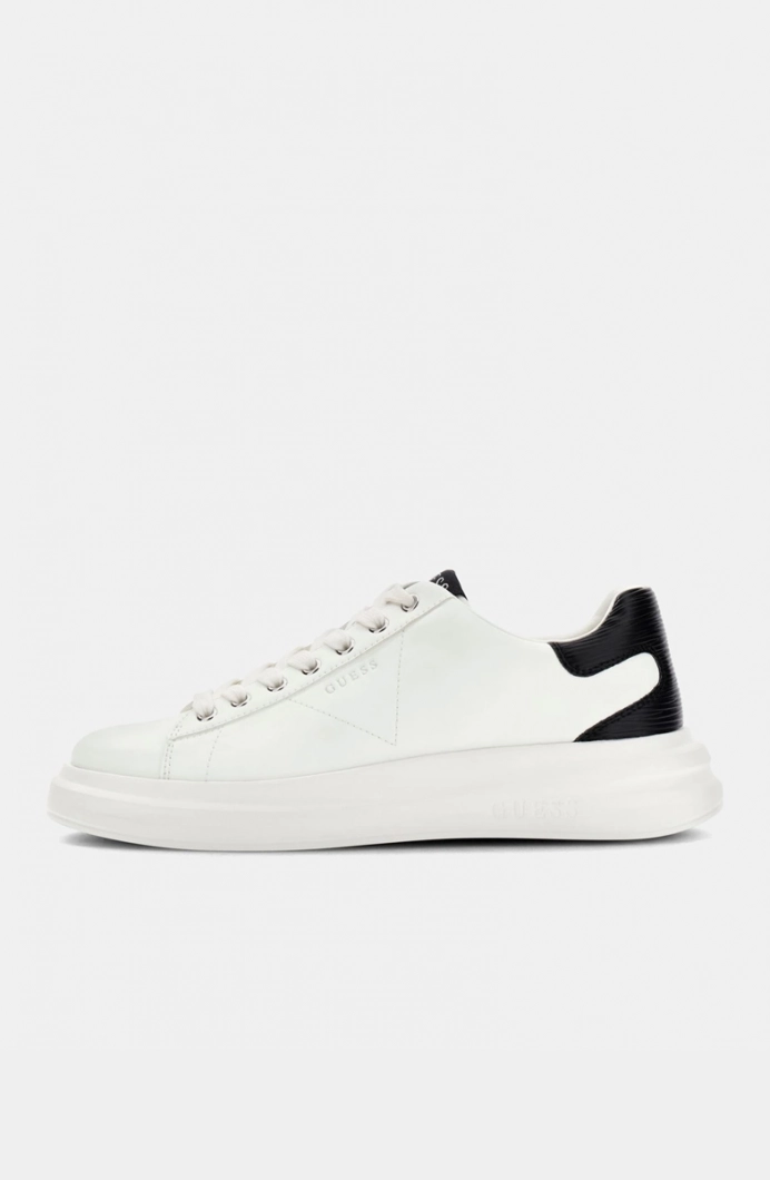 Guess Elba Erkek Deri Beyaz Sneaker