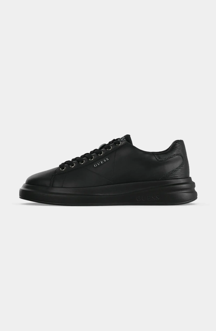 Guess Elba Erkek Deri Siyah Sneaker