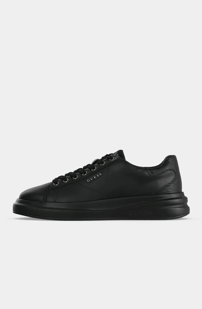 Guess Elba Erkek Deri Siyah Sneaker