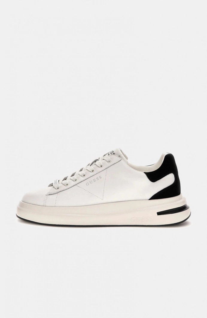 Guess Elba Erkek Siyah Sneaker FMFLBALEA12-WHIBK