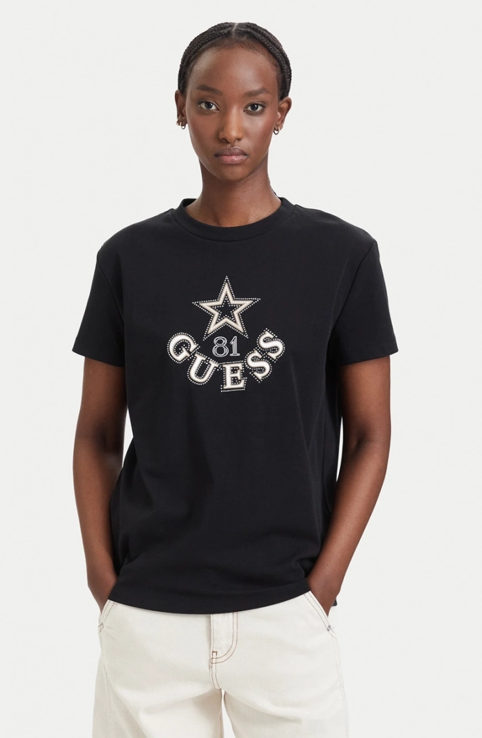 Guess Elettra Kadın Aktif Regular Fit T-Shirt