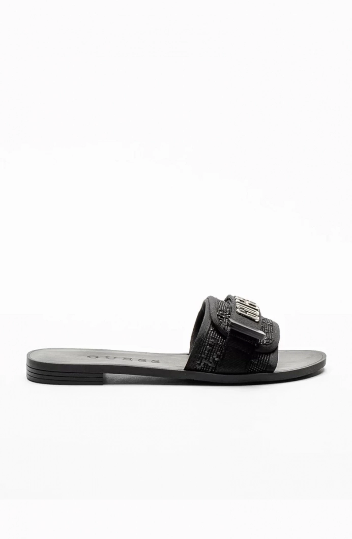 Guess ELYZE3 Kadın Siyah Terlik FLGEL3ELE19-BLACK