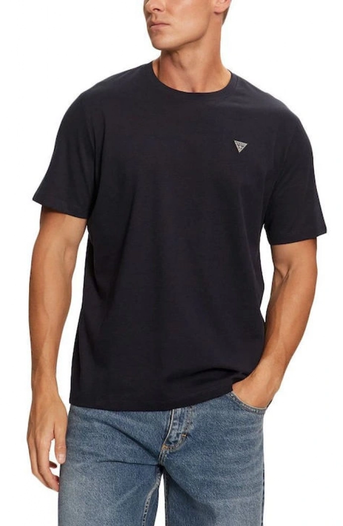 Guess SS CN PATCH TEE Erkek Lacivert T-shirt M4YI0AKCCM1-G7V2