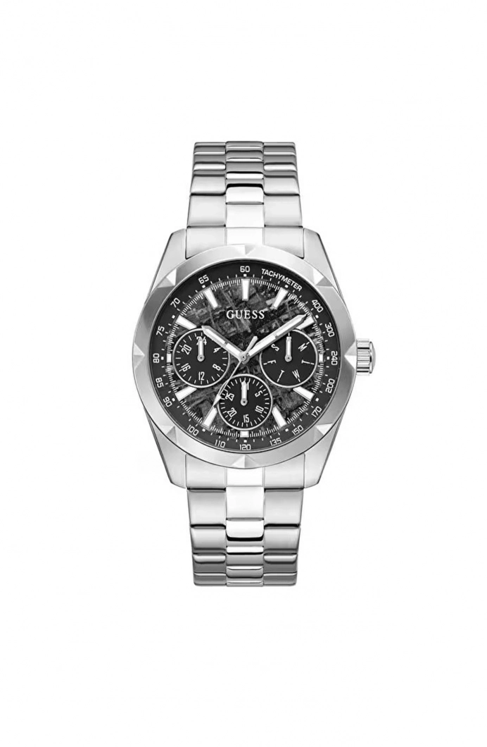 Guess Erkek Metalik Gri Kol Saati GUGW1133G1