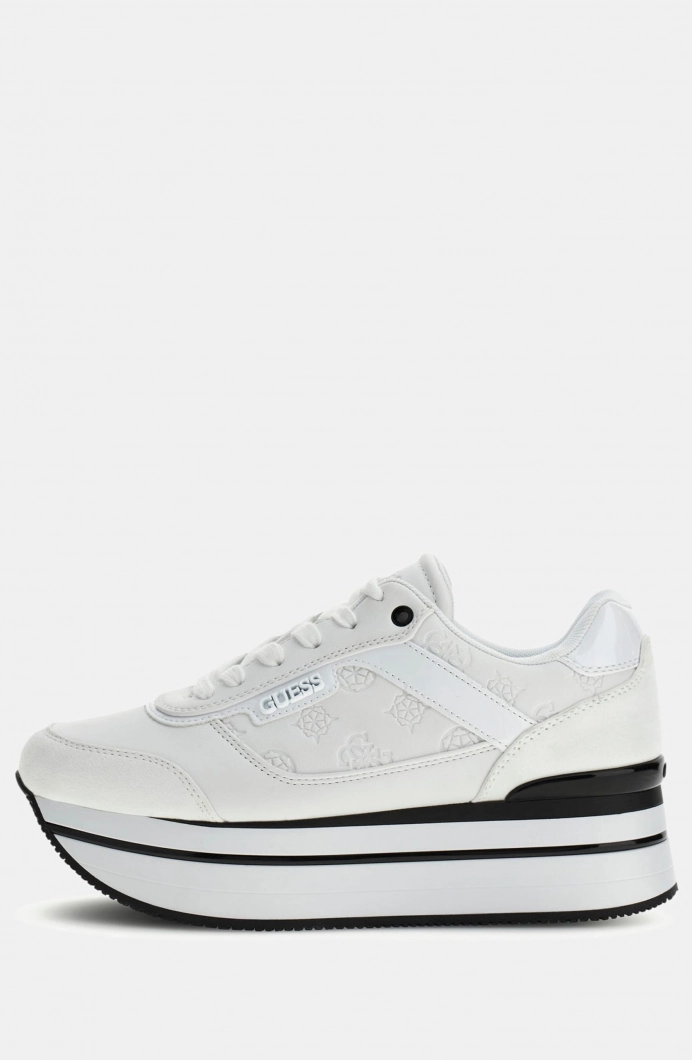 Guess Hansin Kadın Beyaz Sneaker FL5HNSPEL12-WHITE