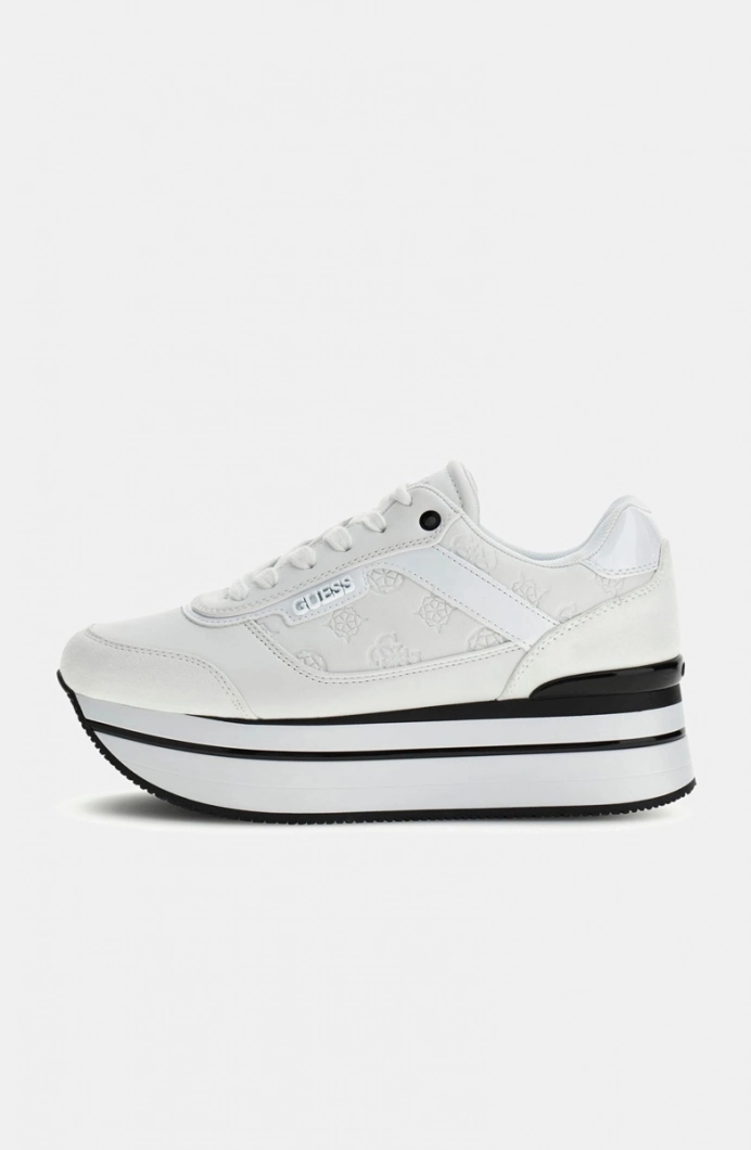 Guess Hansin Kadın Beyaz Sneaker FL5HNSPEL12-WHITE