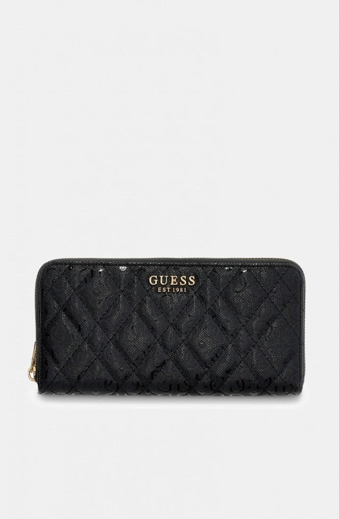 Guess Isemay Büyük Boy Fermuarlı Kadın Cüzdan SWGG9628146-BLA