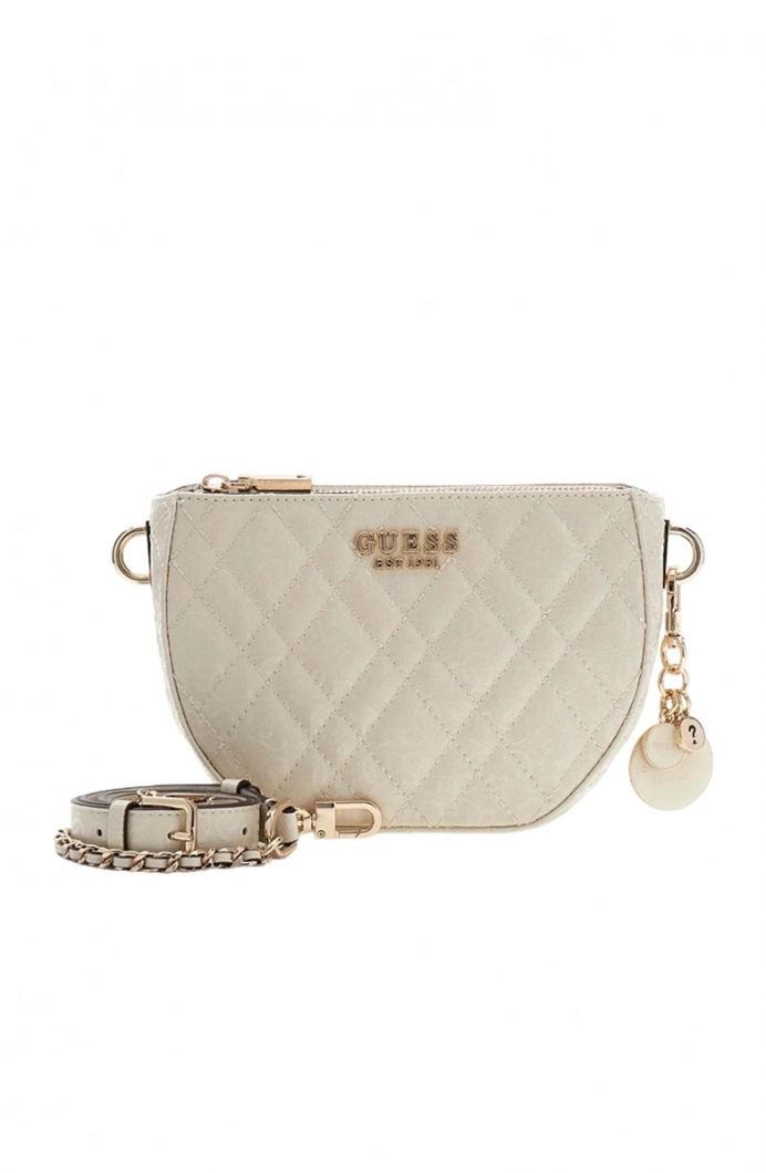 Guess Isemay Mini Çapraz Askılı Kadın Beyaz Çapraz Çanta HWGG9628720-OFF