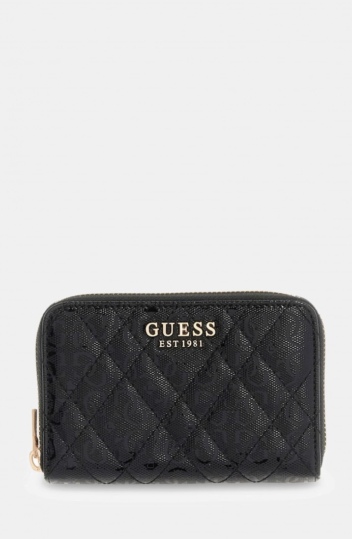 Guess Isemay Orta Boy Fermuarlı Kadın  Cüzdan SWGG9628140-BLA