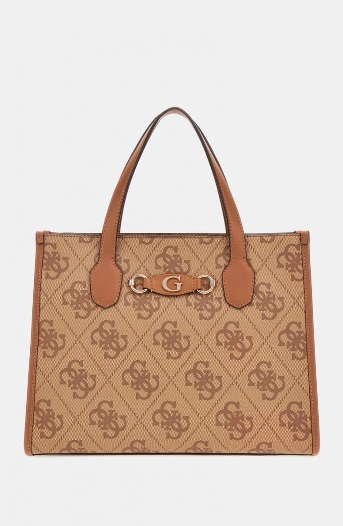 Guess IZZY 2 COMP TOTE Kadın Kahverengi El Çantası HWOS8654220-LTL