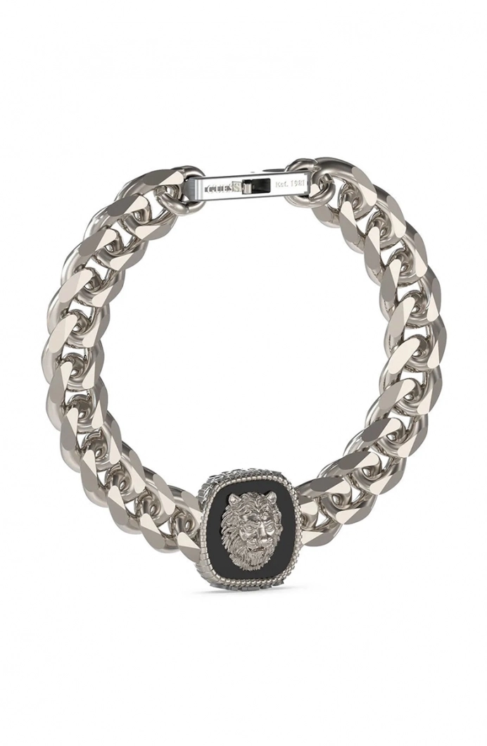Guess Erkek Metalik Gri Bileklik JGUJUMB04001JWSTBKS