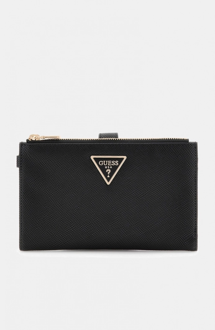 Guess Laurel II Çift Fermuarlı Kadın Cüzdan SWZG7459157-BLA