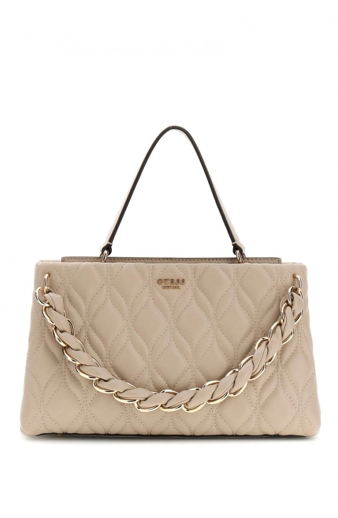 Guess Maxine 2 Bölmeli Kadın Krem El Çantası HWQG9733050-LTA