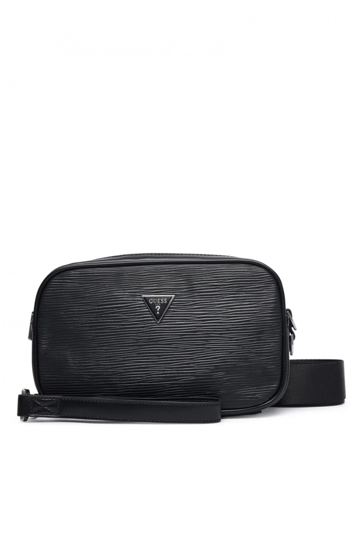 Guess Milano Küçük Erkek Siyah Çapraz Çanta HMMIPWP6350-BLA