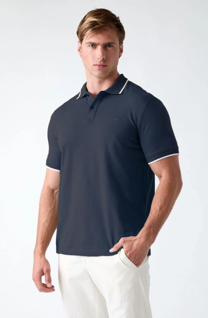 Guess Premium Erkek Regular Fit Polo T-Shirt