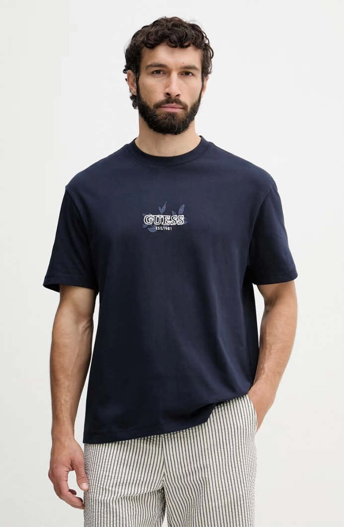 Guess Smal Erkek Oversize Fit T-Shirt