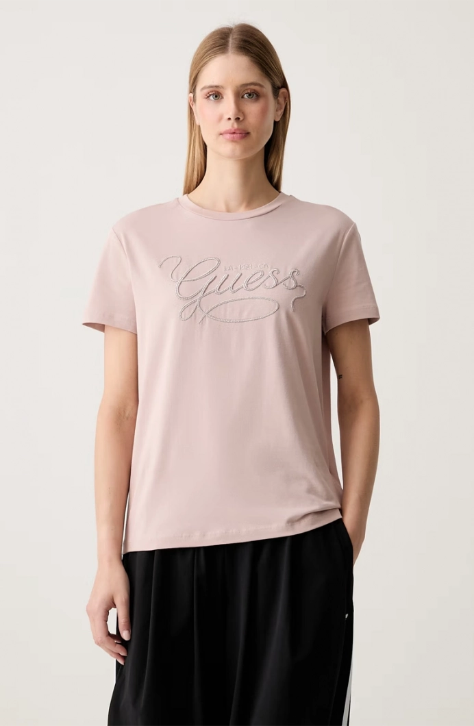 Guess Syrma Kadın Aktif Regular Fit T-Shirt